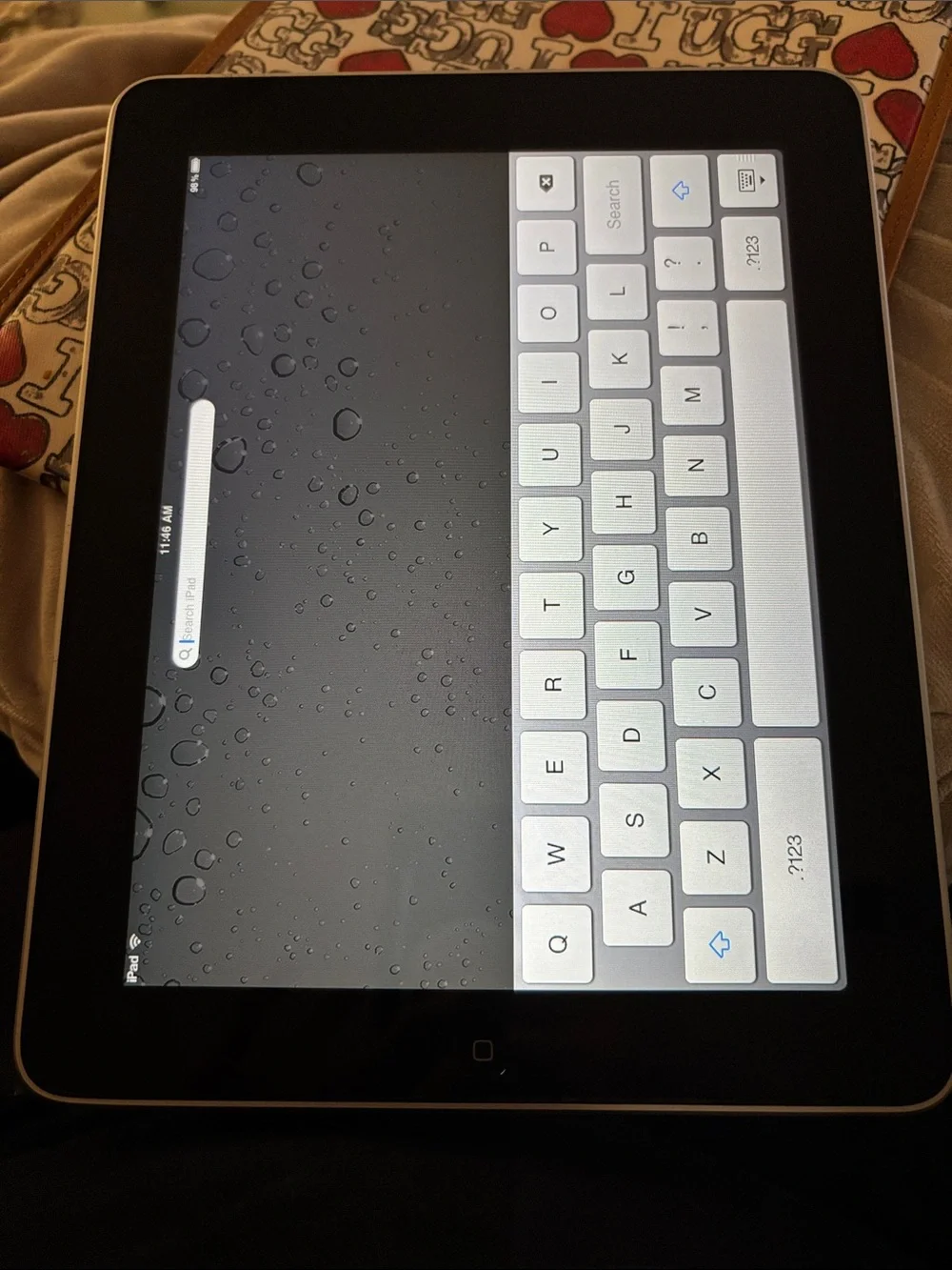Apple iPad Black and Silver Touchscreen Tablet 32 GB